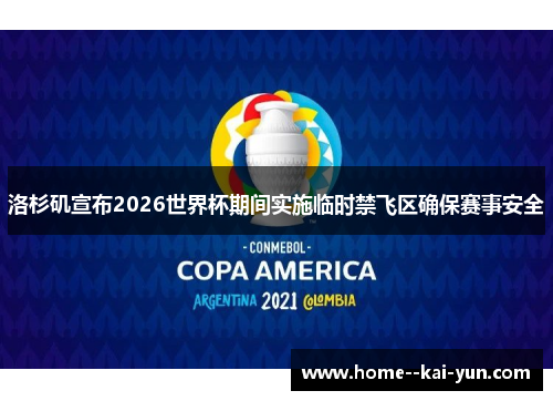 洛杉矶宣布2026世界杯期间实施临时禁飞区确保赛事安全